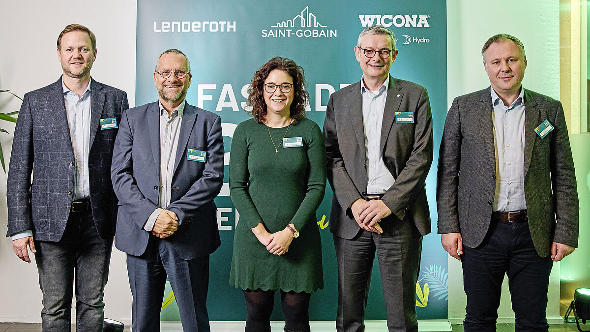 v.l.n.r. Christophe Lenderoth, Klaus Peter Sedlbauer, Sarah Ryglewski, Ralf Seufert, Pascal Decker.