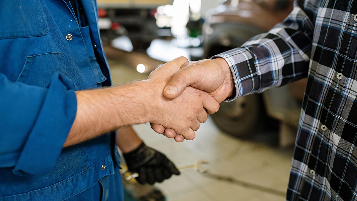Handshake ist gut, schriftliche Vereinbarungen sicherer.