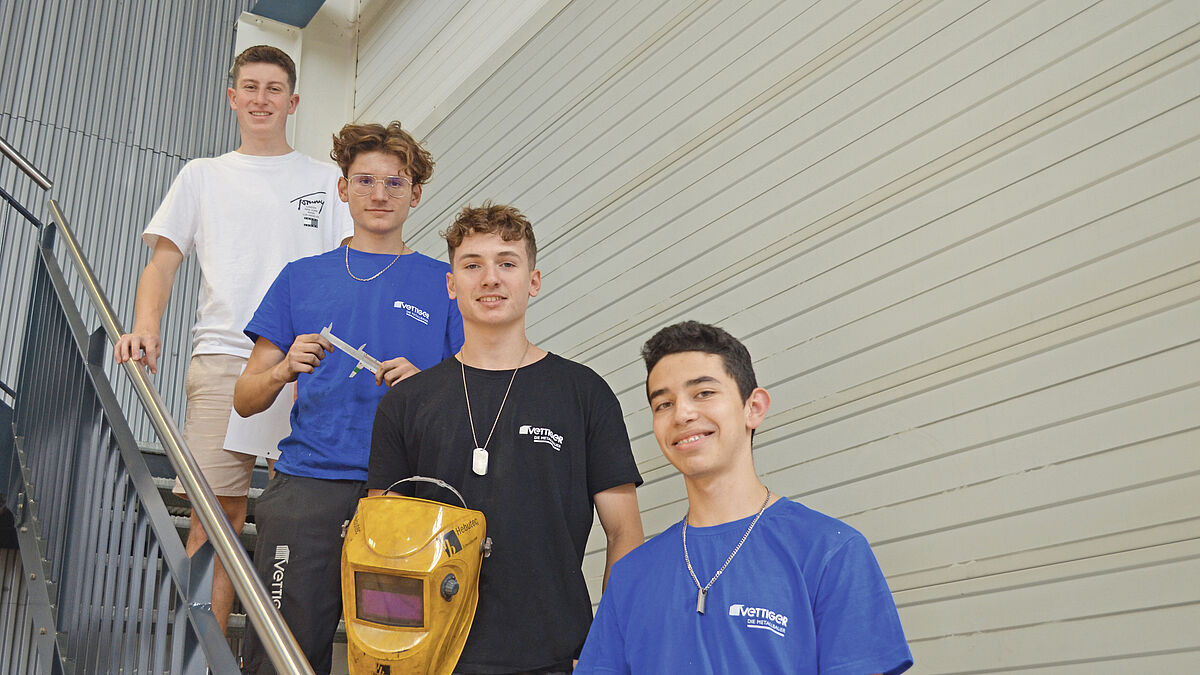 Der Mix machts aus: Die Vettiger Metallbau AG betreibt auf verschiedene Arten Nachwuchsmarketing und stellt so zwei bis vier Lernende pro Jahr an.