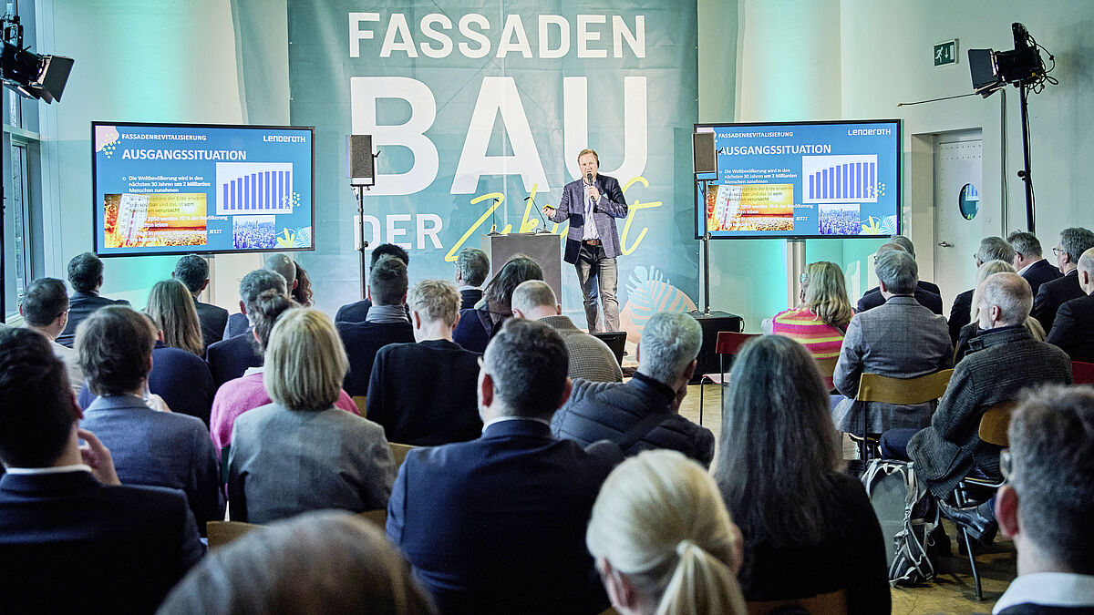 Christophe Lenderoth stellte die Fassadenrevitalisierung im Detail vor.