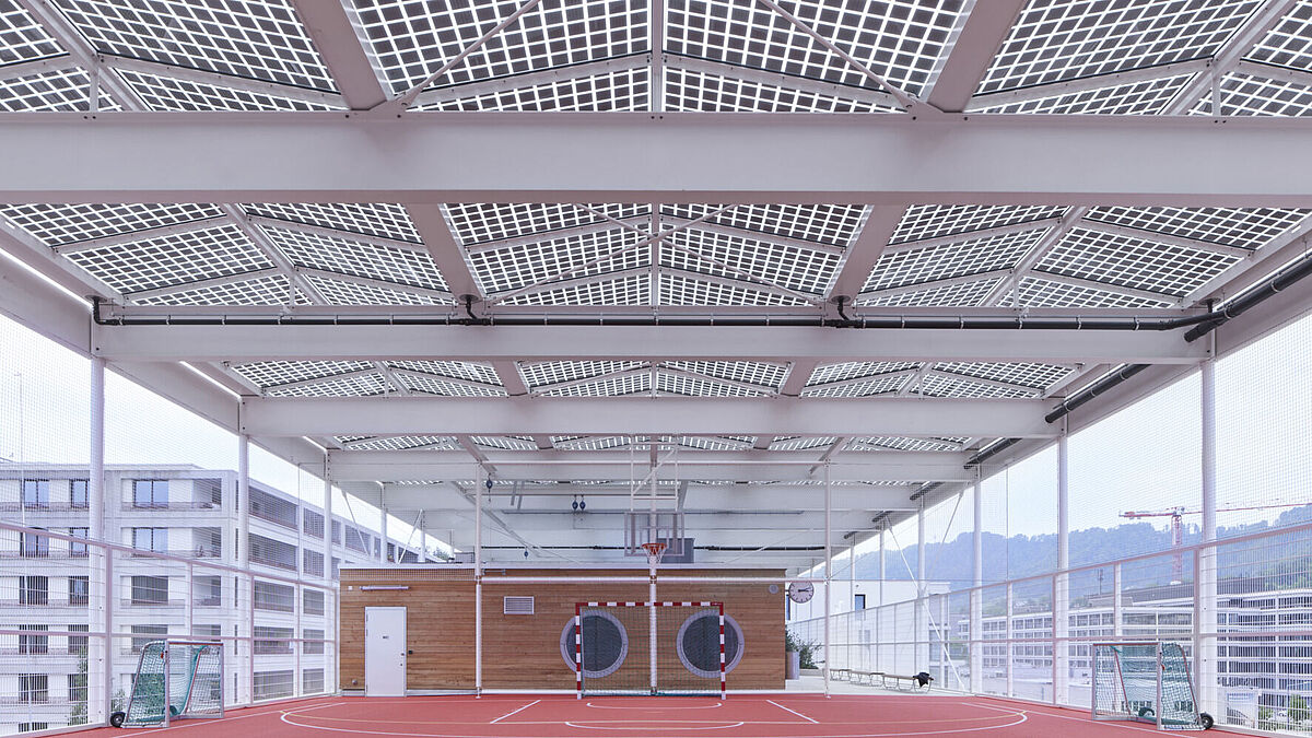 Toit-terrasse polyvalent au sens propre du terme.