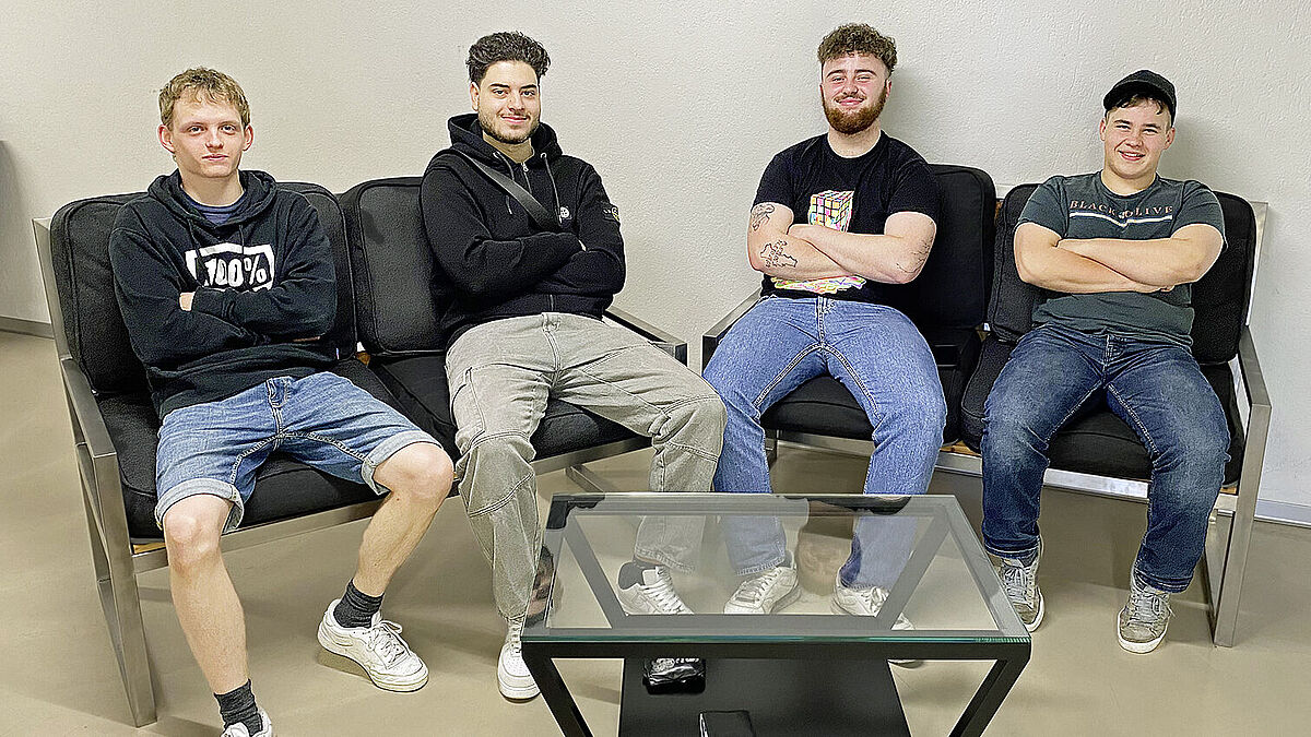 Gruppe 3 als zweitplatzierte beim Publikumspreis durfte ihre Lounge ebenfalls behalten.