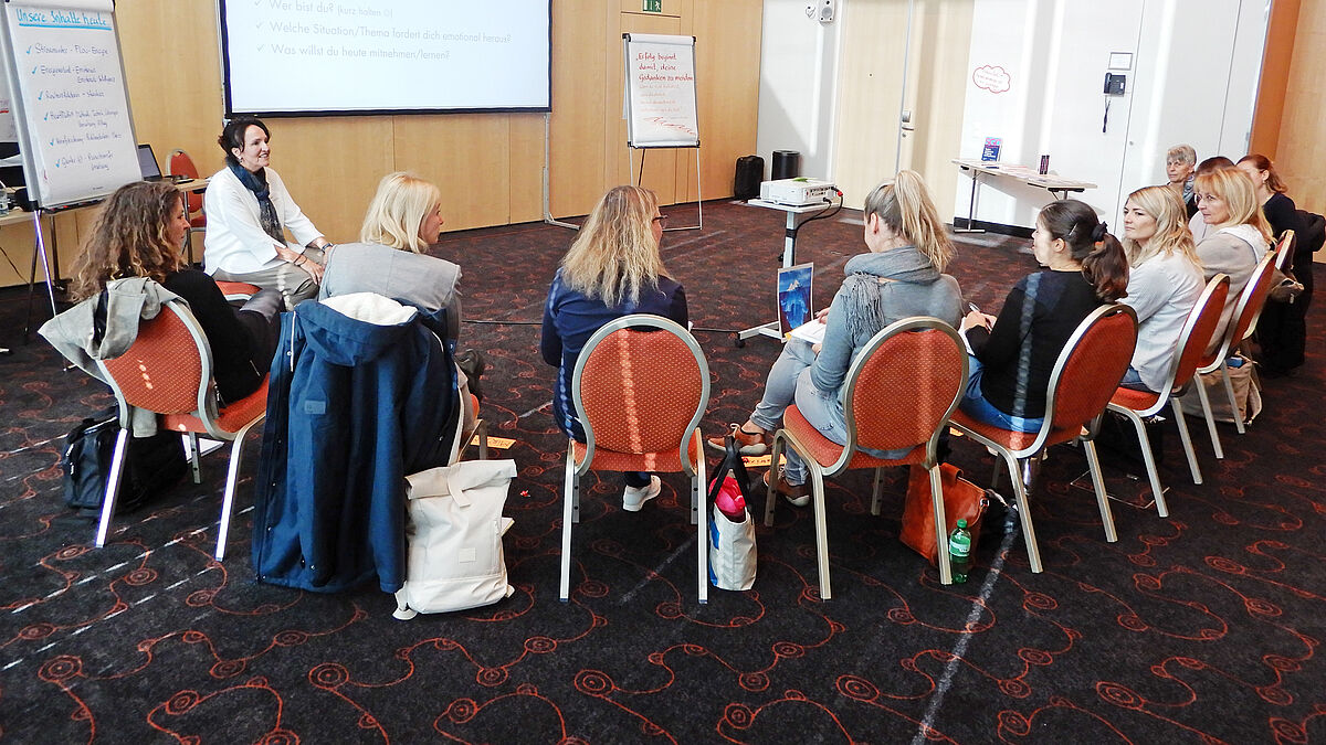 Christina Weigls Workshop «Stressreduktion durch Stärkung der Resilienz.»