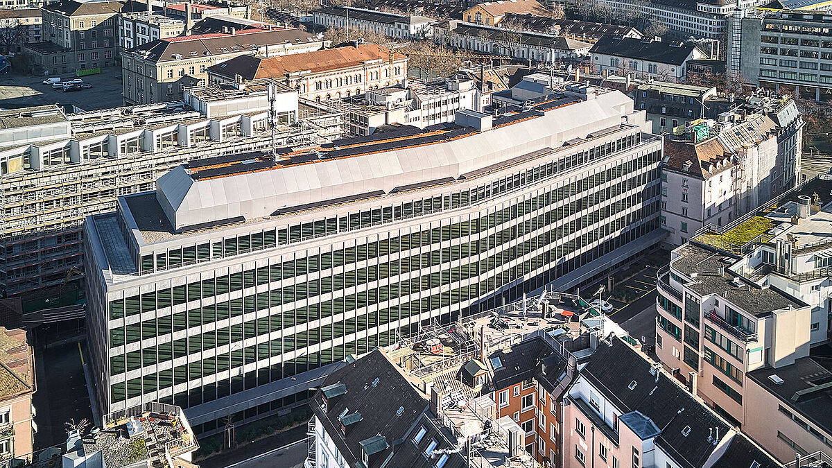 Das Ziel für den sanierten Bau war seine Zertifizierung nach Minergie und SNBS (Standard Nachhaltiges Bauen Schweiz).