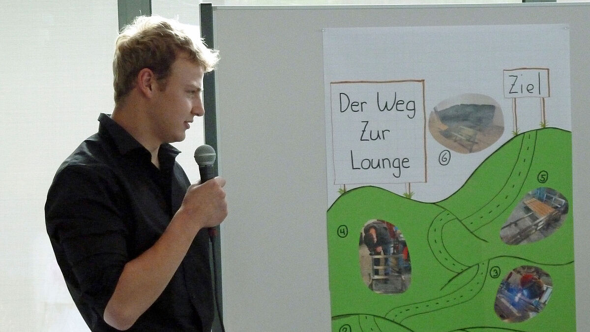 Der – nicht ganz einfache – Weg zum Ziel wird an der Präsentation aufgezeigt.