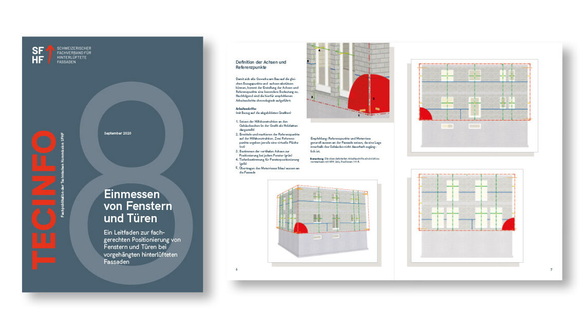 Mit der neuen Fachpublikation TECINFO 8 des SFHF steht jetzt ein praxisorientiertes Hilfsmittel zur Einmessung von Fenstern und Türen zur Verfügung.
