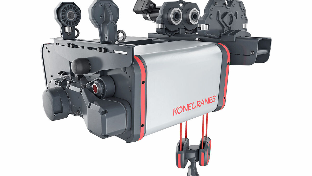 Smarte Features für schweres Metall: Insgesamt sieben Einträgerbrückenkrane der neuen S-Serie von Konecranes heben bei Häuselmann Metall bis zu 2,5 Tonnen schwere Metallteile sicher und zuverlässig.