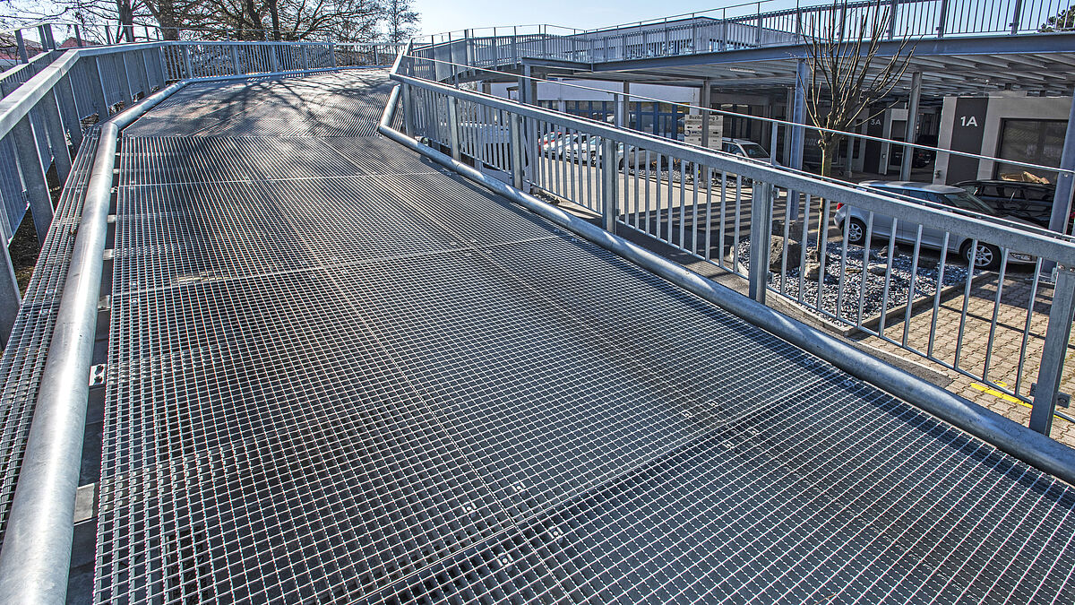 Der Schweisspressrost ist an jedem Kreuzpunkt verschweisst. Er hält aufgrund seiner Machart den stärksten mechanischen Belastungen und Erschütterungen stand.