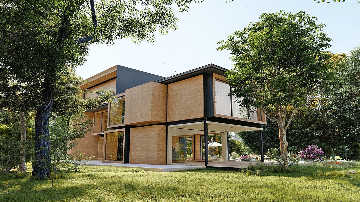 Im Norden ist die Sonne nie zu sehen – deshalb empfiehlt Glas Trösch für diese Fassadenseite ein Glas mit effektiver Wärmedämmung und möglichst hoher Lichttransmission.